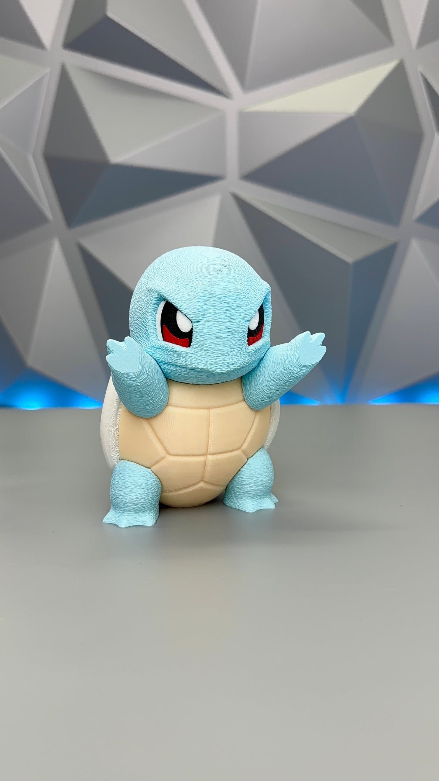 Gengar, Squirtle Window Display Figure | 3D Printed Ghost Pokémon Decor | PC Case & Window Art