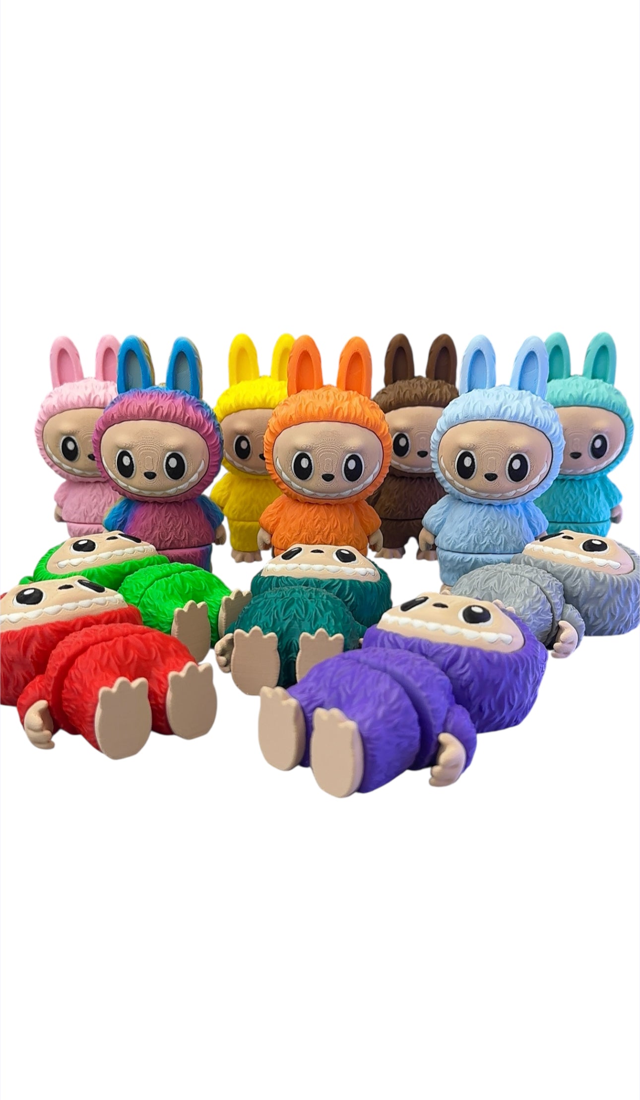 Labubu Flexi Fidget Collectible 3D Printed
