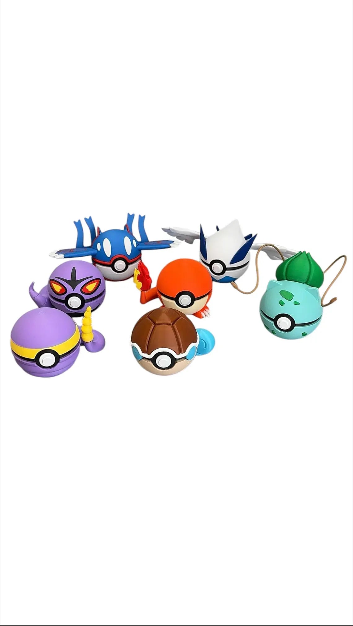 Pokemon Themed Pokeballs 3D Printed