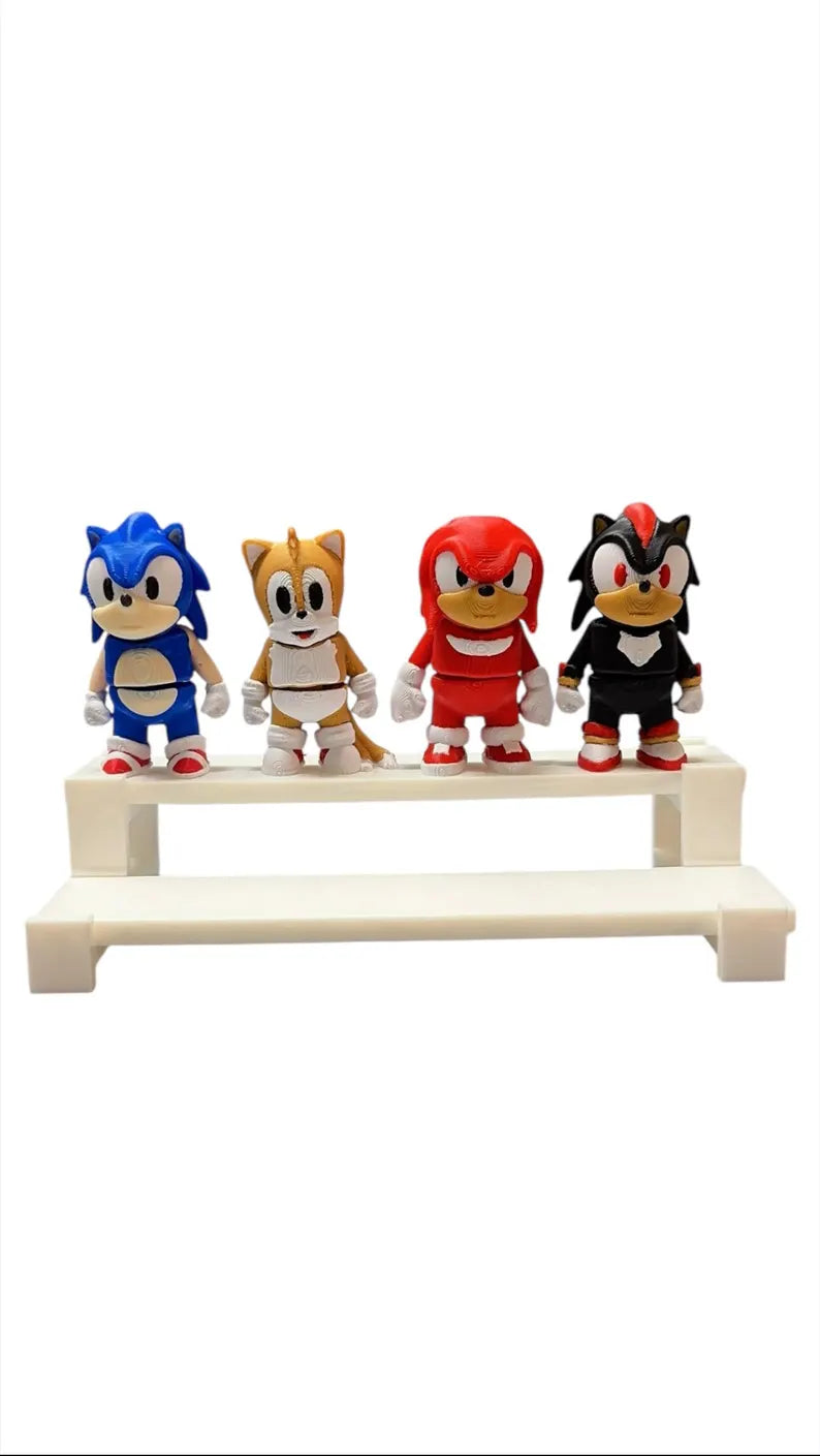 Sonic & Friends Mini Figurines Collectible 3D Printed
