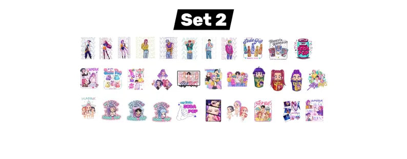 KPop Demon Hunters Holographic Sticker Pack of 30