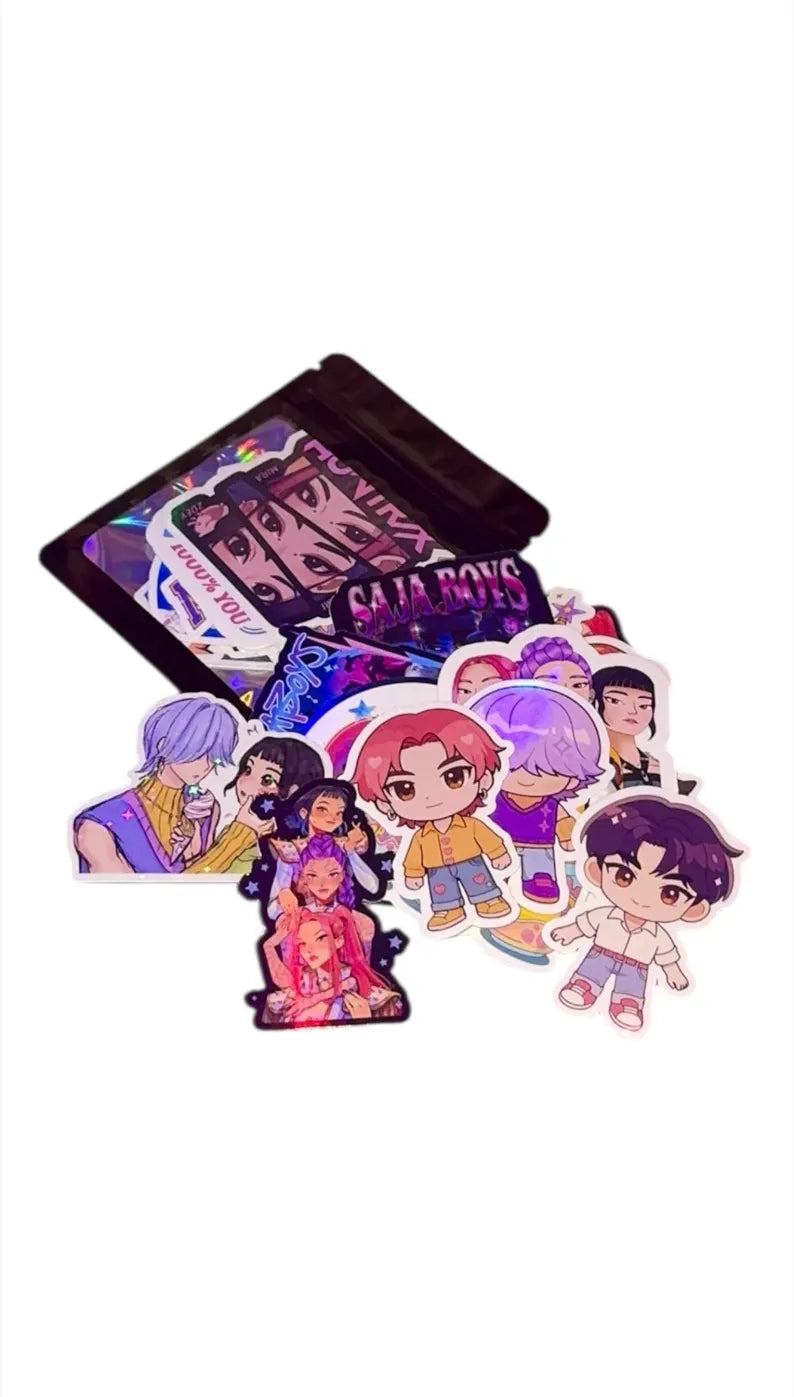 KPop Demon Hunters Holographic Sticker Pack of 30
