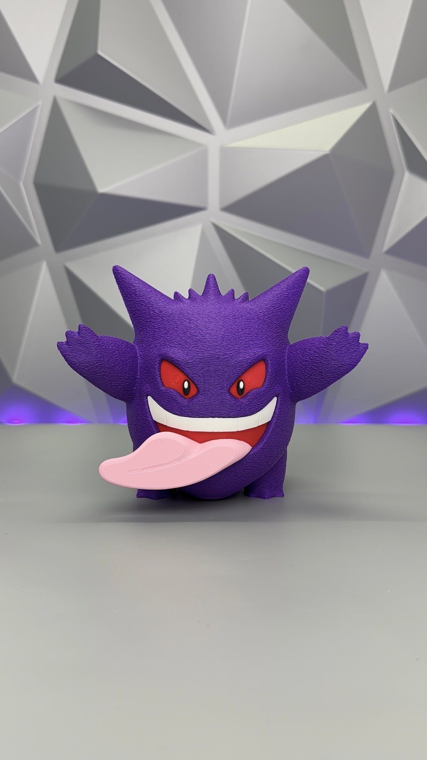 Gengar, Squirtle Window Display Figure | 3D Printed Ghost Pokémon Decor | PC Case & Window Art