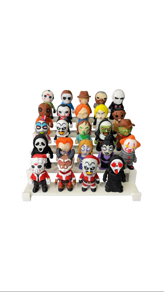 Horror Mini Figurines Collectible 3D Printed