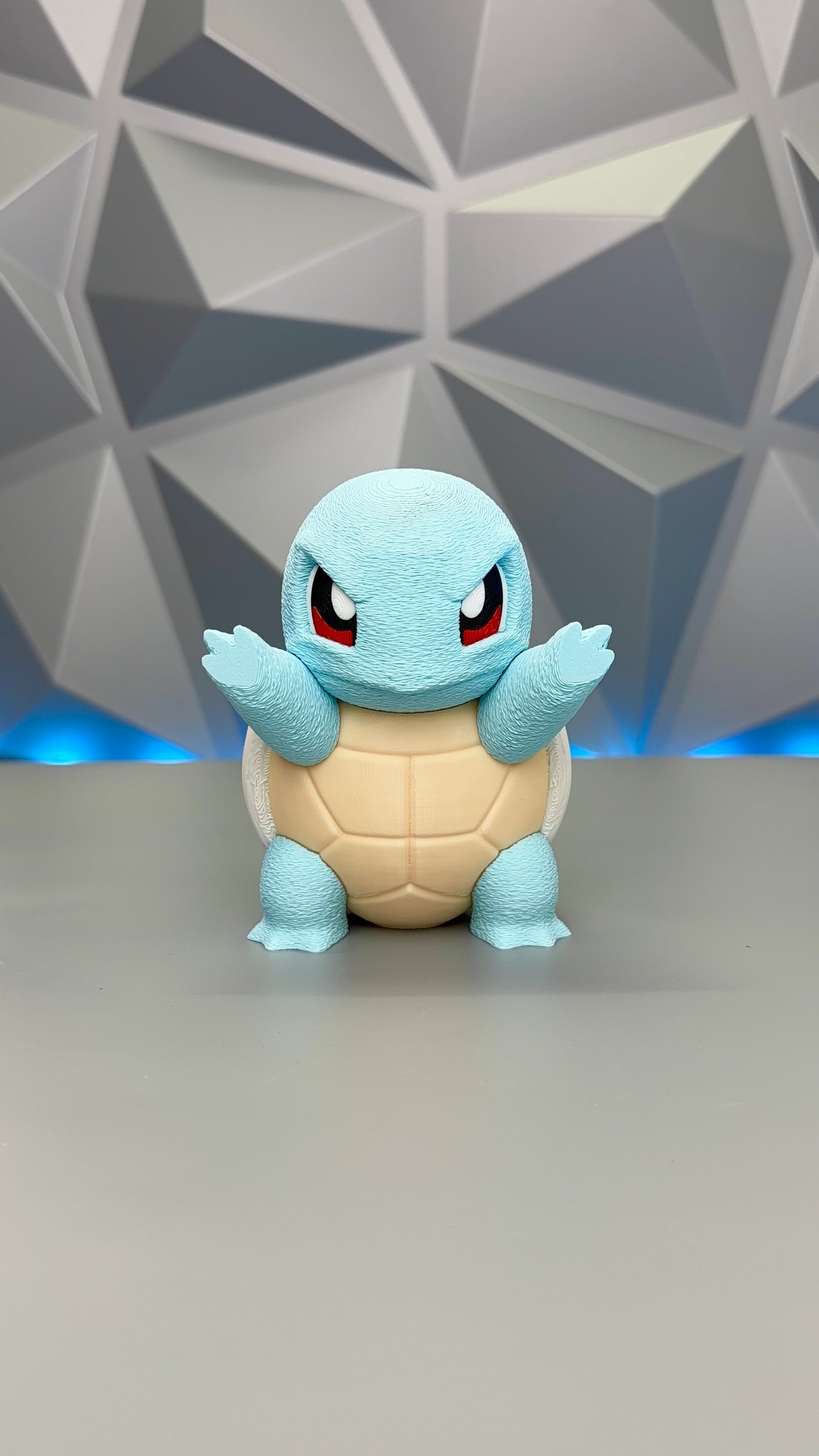 Gengar, Squirtle Window Display Figure | 3D Printed Ghost Pokémon Decor | PC Case & Window Art