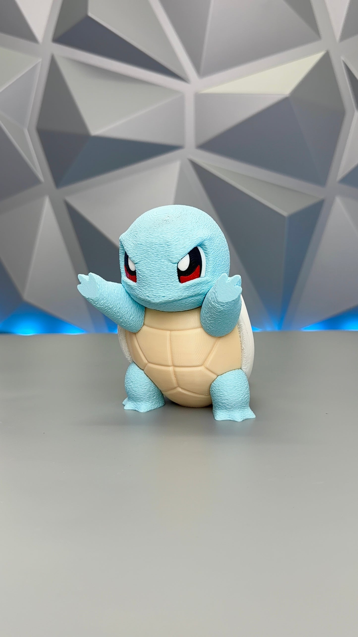 Gengar, Squirtle Window Display Figure | 3D Printed Ghost Pokémon Decor | PC Case & Window Art