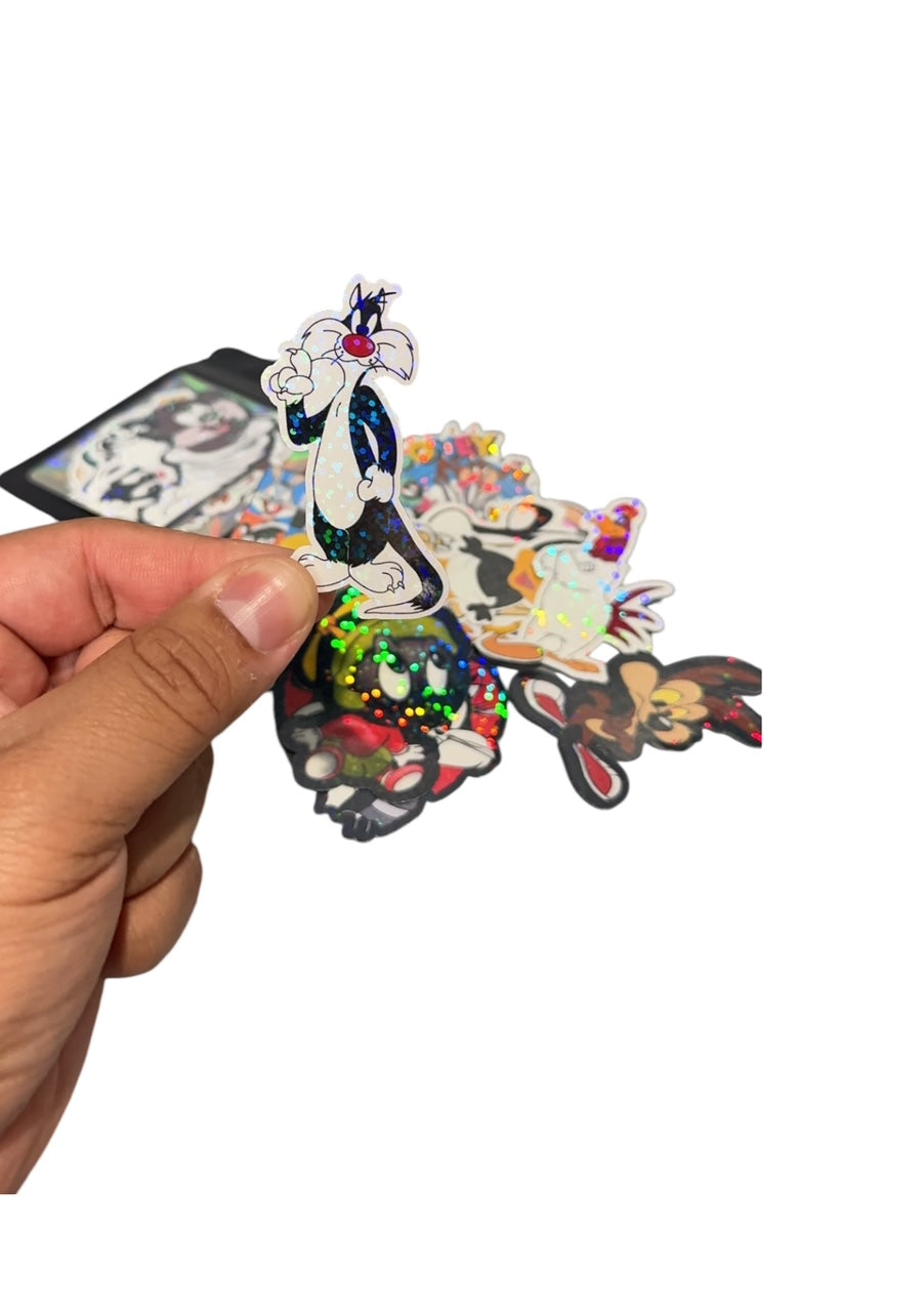 Looney Tunes Holographic Stickers Pack of 30