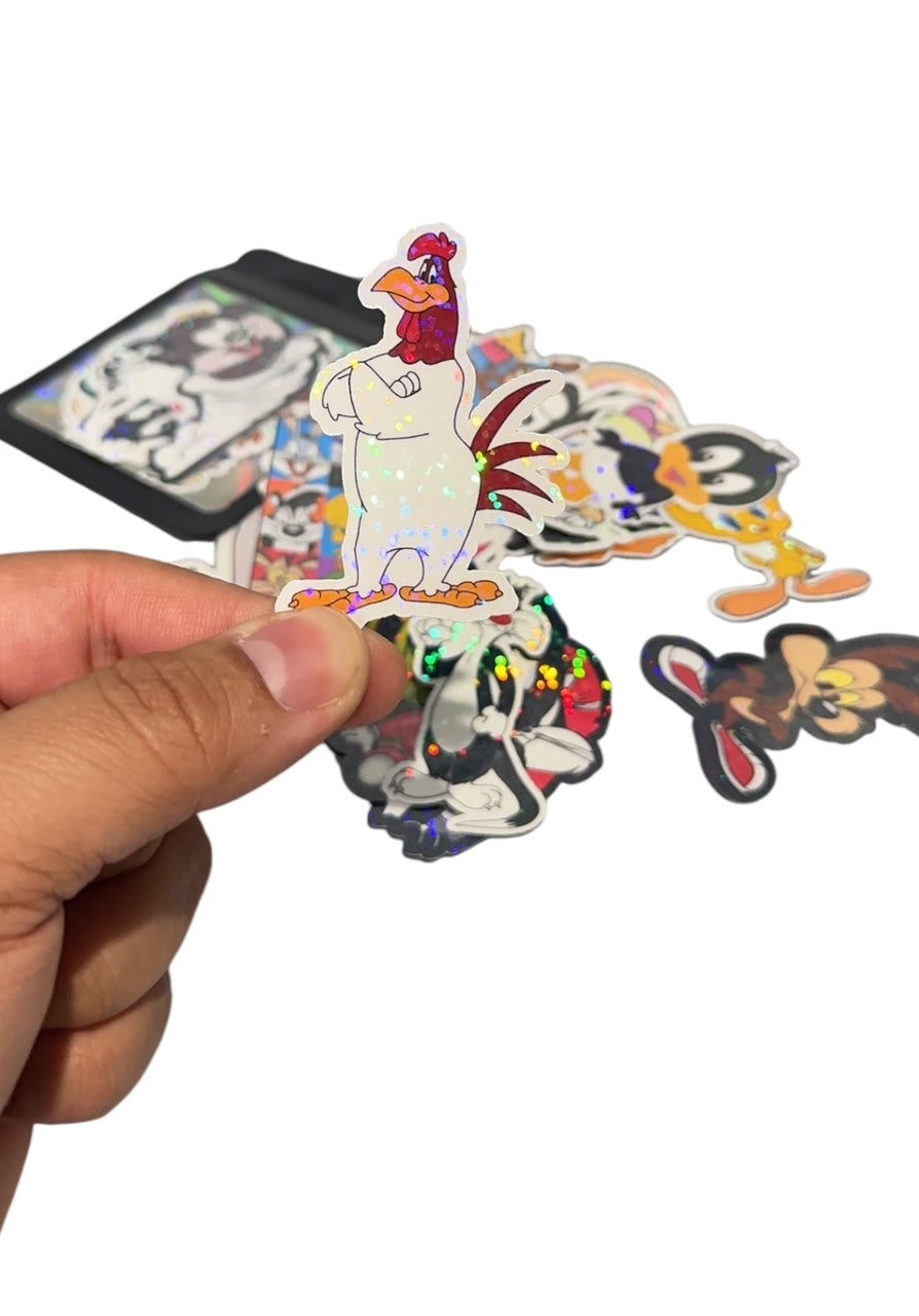 Looney Tunes Holographic Stickers Pack of 30