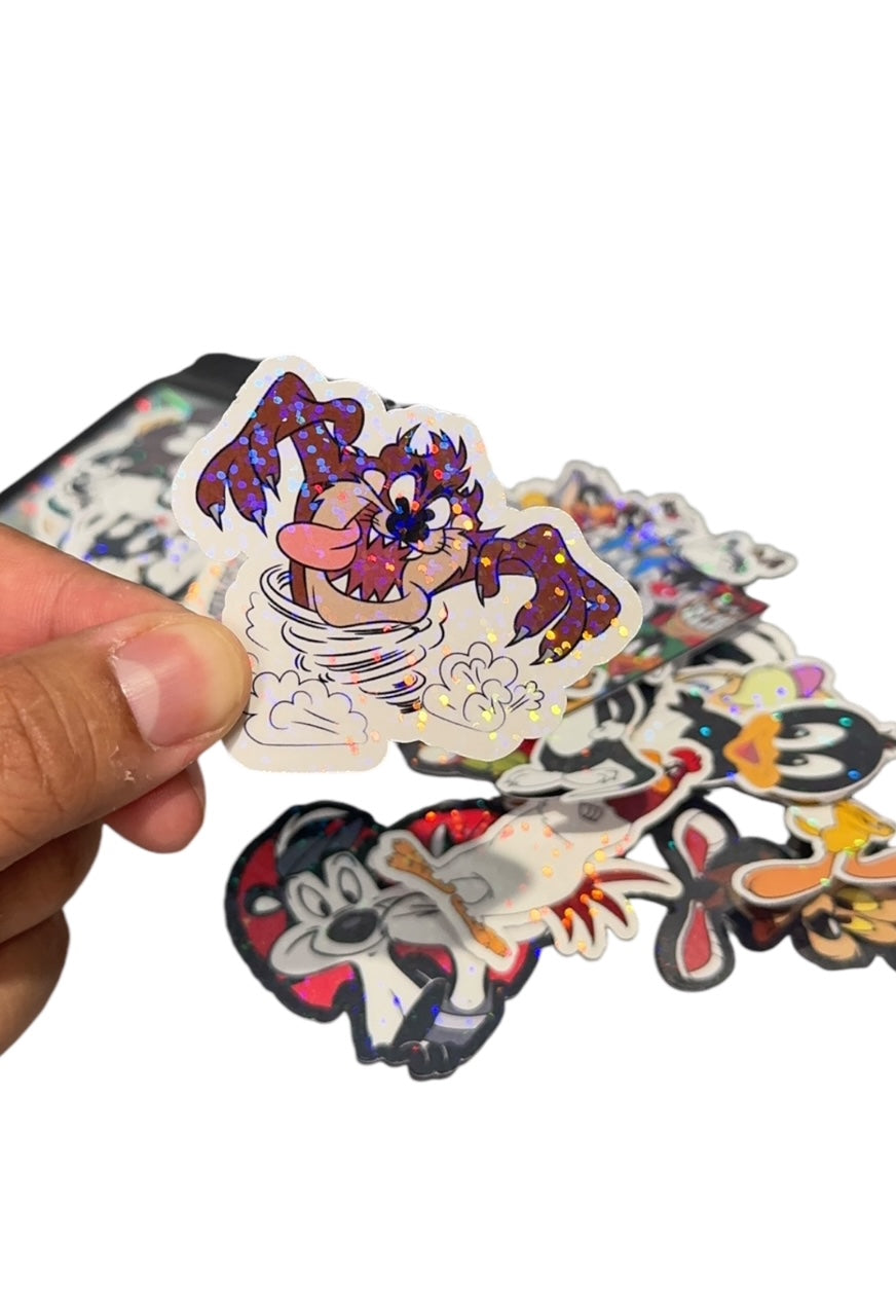 Looney Tunes Holographic Stickers Pack of 30