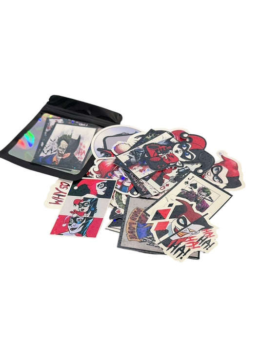 Harley & Joker Holographic Sticker Pack of 30