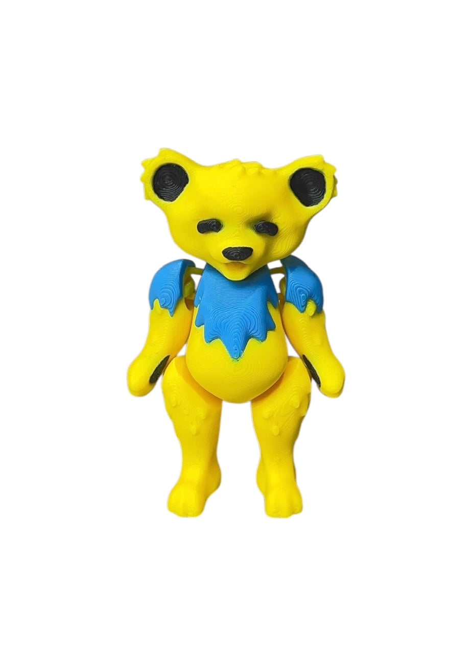 Greatful Bear Collectible Figurine Fidget 3D Printed