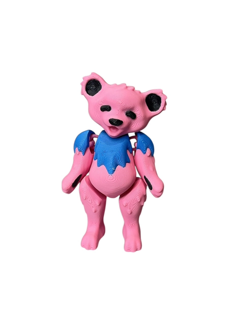 Greatful Bear Collectible Figurine Fidget 3D Printed