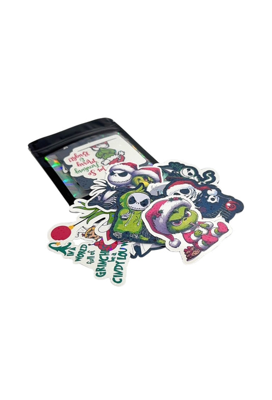 Jack & Grinchy Holographic Sticker Pack of 30