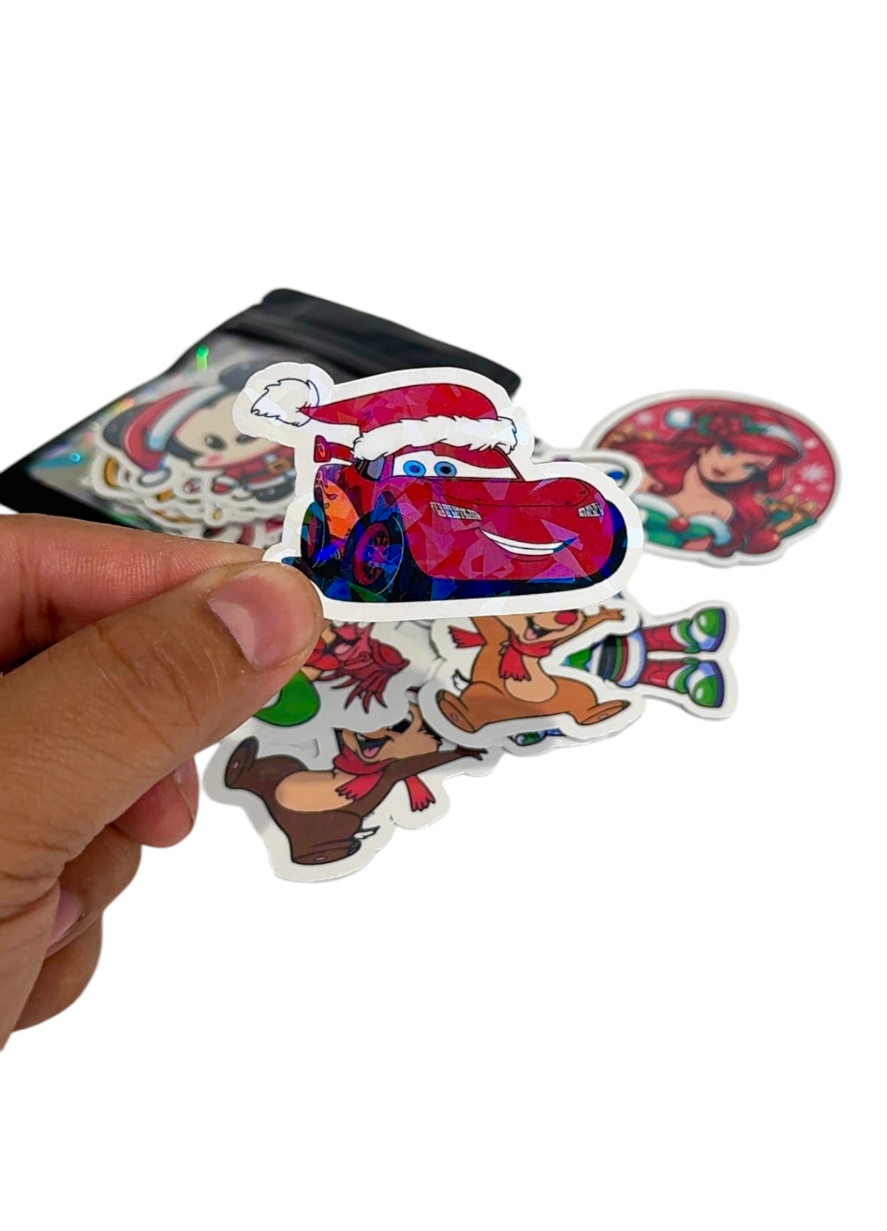 Disney and Pixar Christmas Holographic Sticker Pack of 30