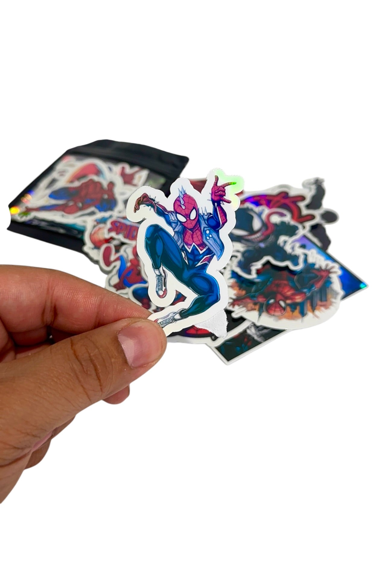 Spiderverse Holographic Sticker Pack of 30