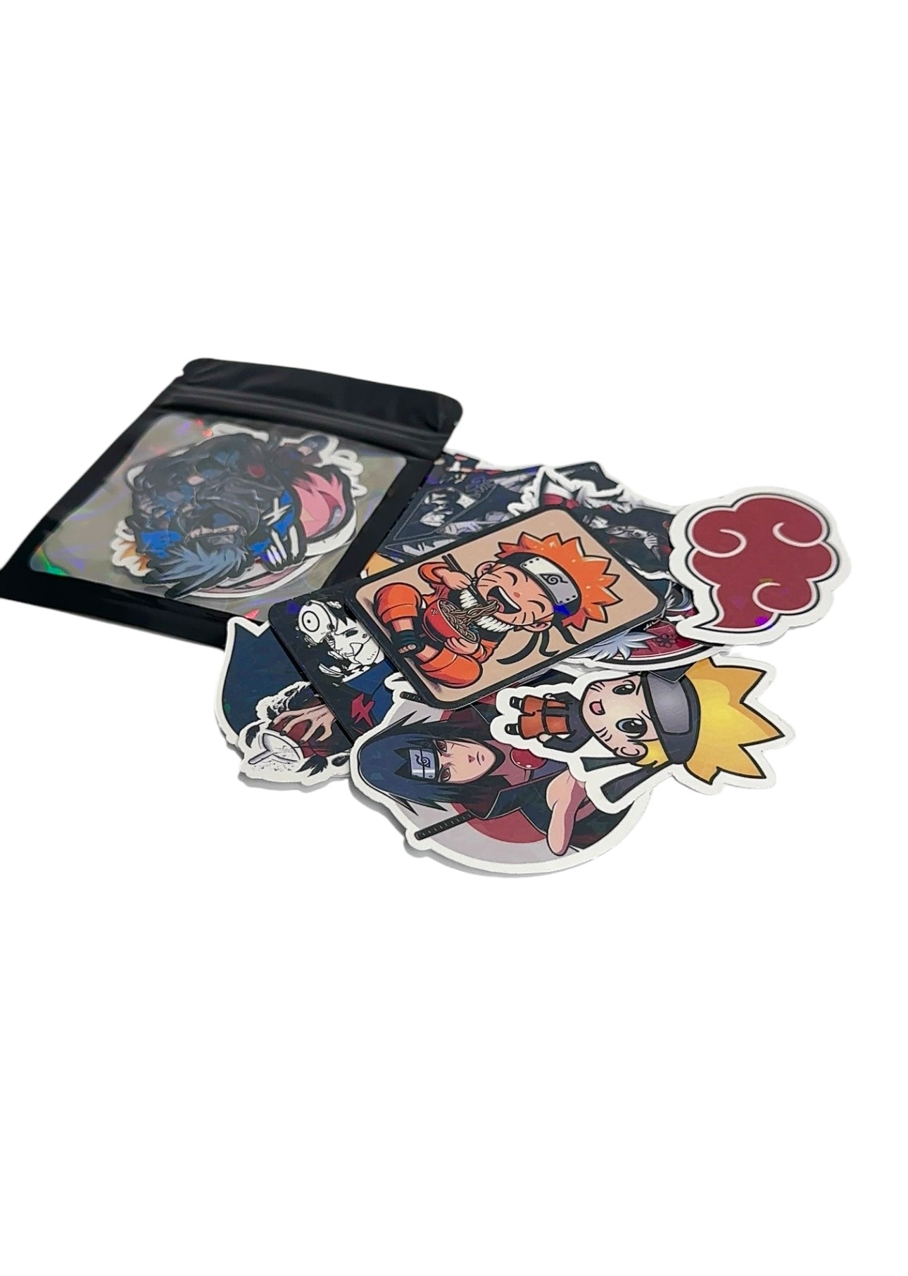 Naruto & Friends Holographic Sticker Pack of 30