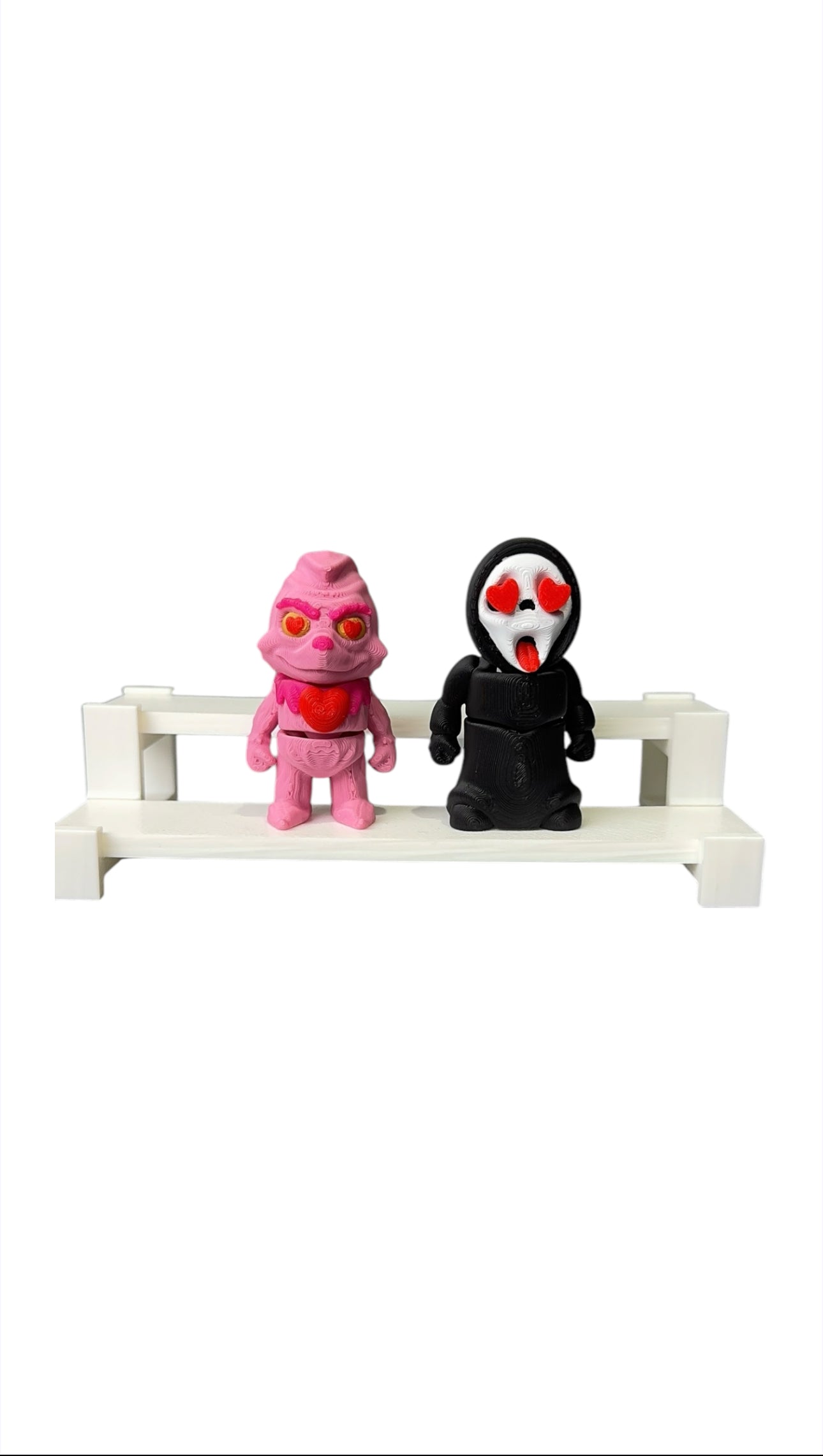 Valentine's Day Horror Holiday Mini Figures 3D Printed