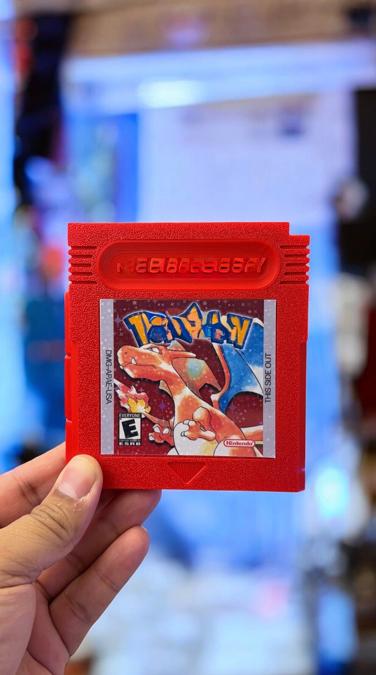 Pokemon Switch 1 and 2 Game Case -  Gameboy cartridge display Storage 3D Printed