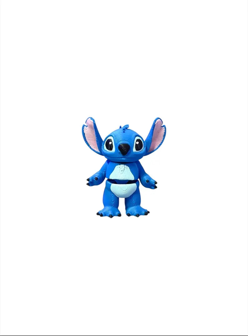 Stitch & Friends Mini Figure Collectible 3D Printed Fan Art