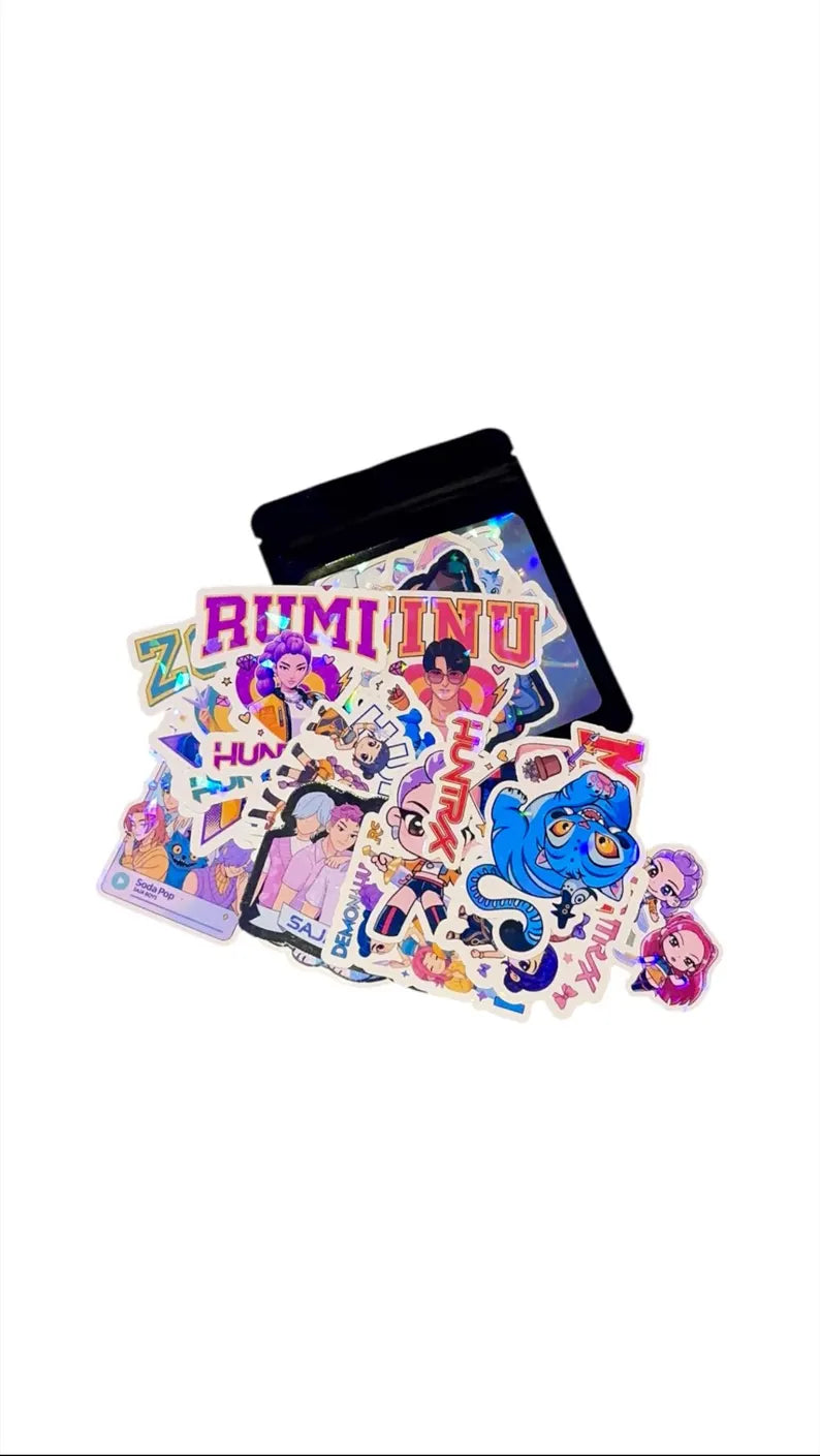 KPop Demon Hunters Holographic Sticker Pack of 30