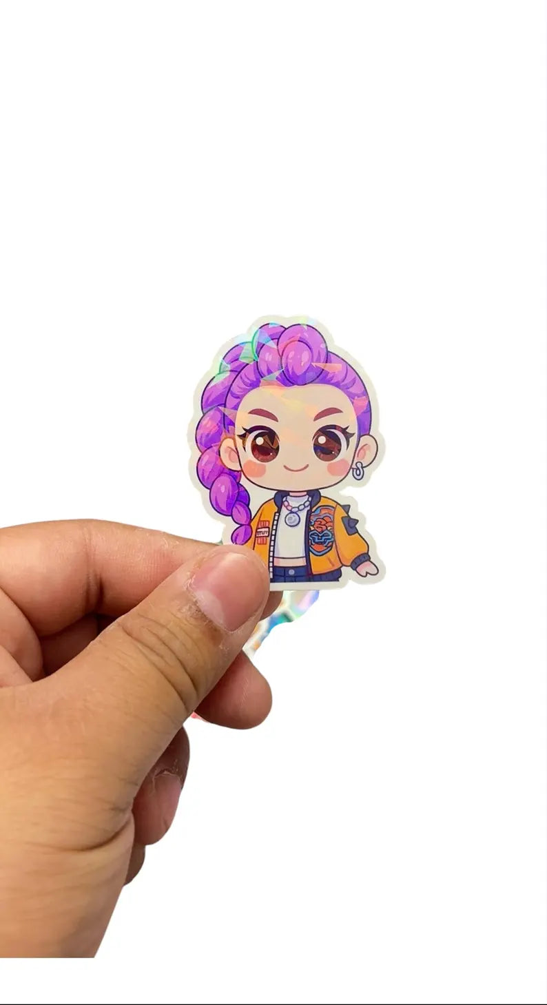 KPop Demon Hunters Holographic Sticker Pack of 30