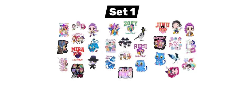 KPop Demon Hunters Holographic Sticker Pack of 30
