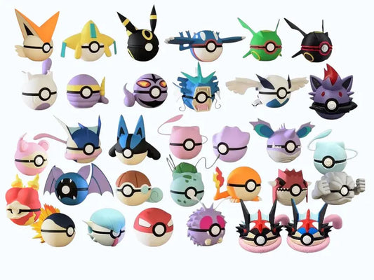 Pokemon Themed Pokeballs 3D Printed