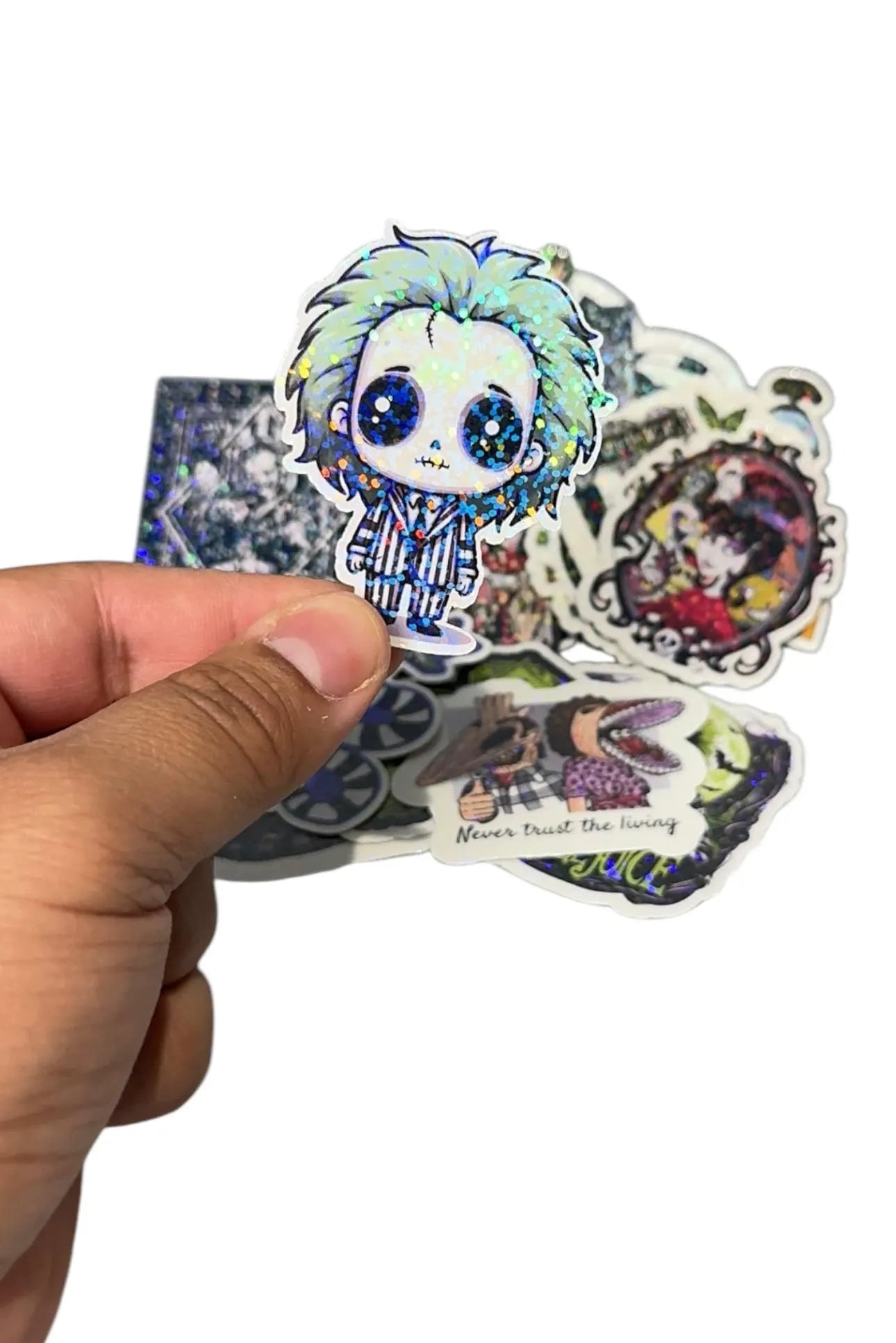 Beetlejuice Holographic Stickers Pack of 30