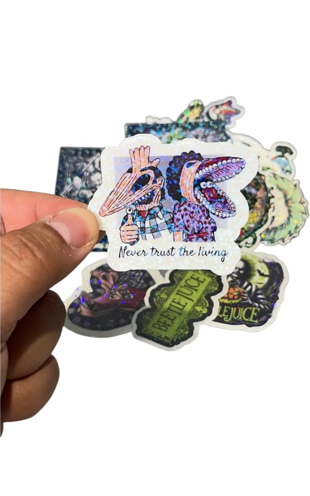 Beetlejuice Holographic Stickers Pack of 30