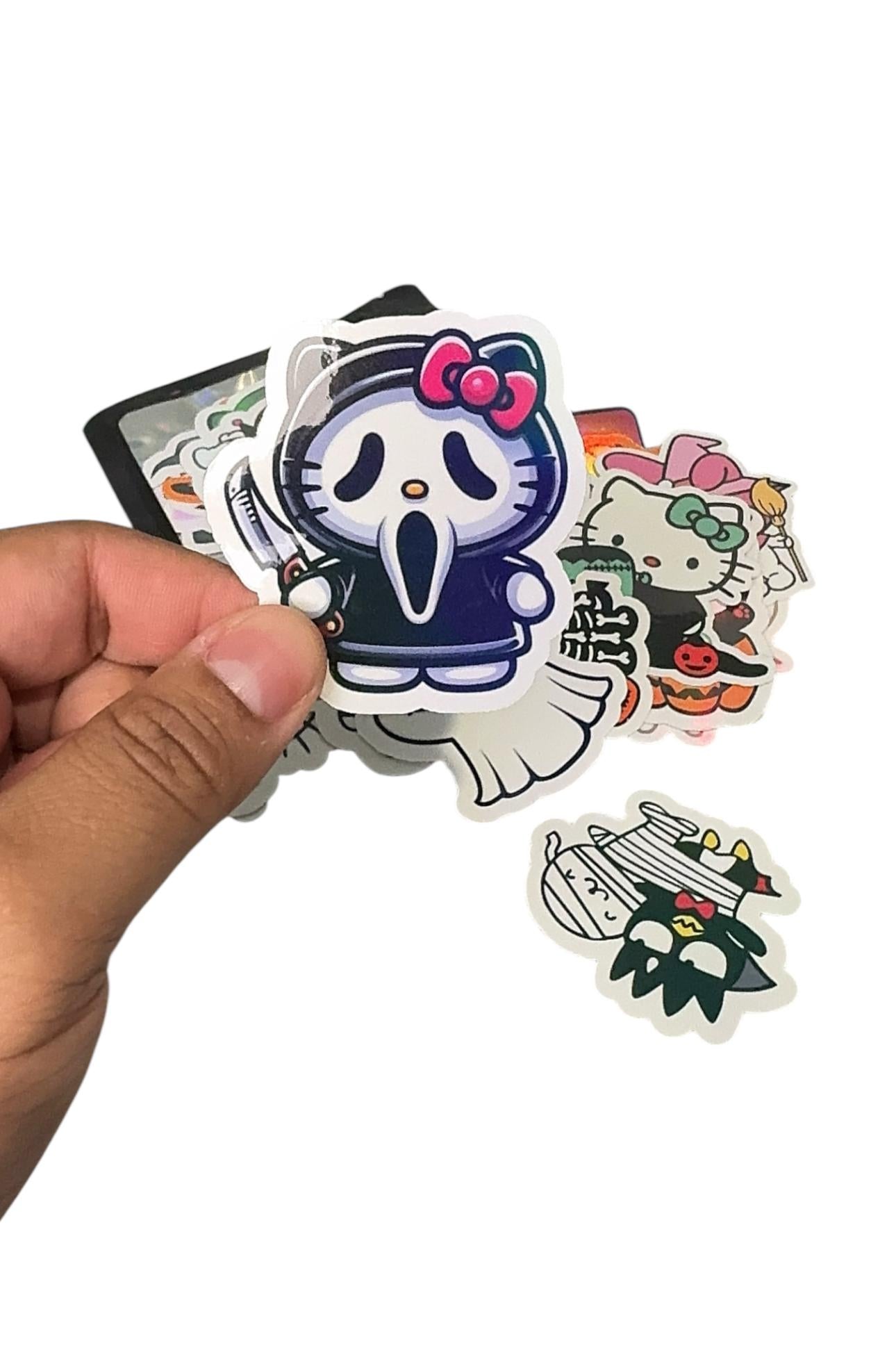 Hello-Kitty Holographic Halloween Sticker Pack of 30