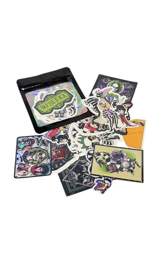 Beetlejuice Holographic Stickers Pack of 30