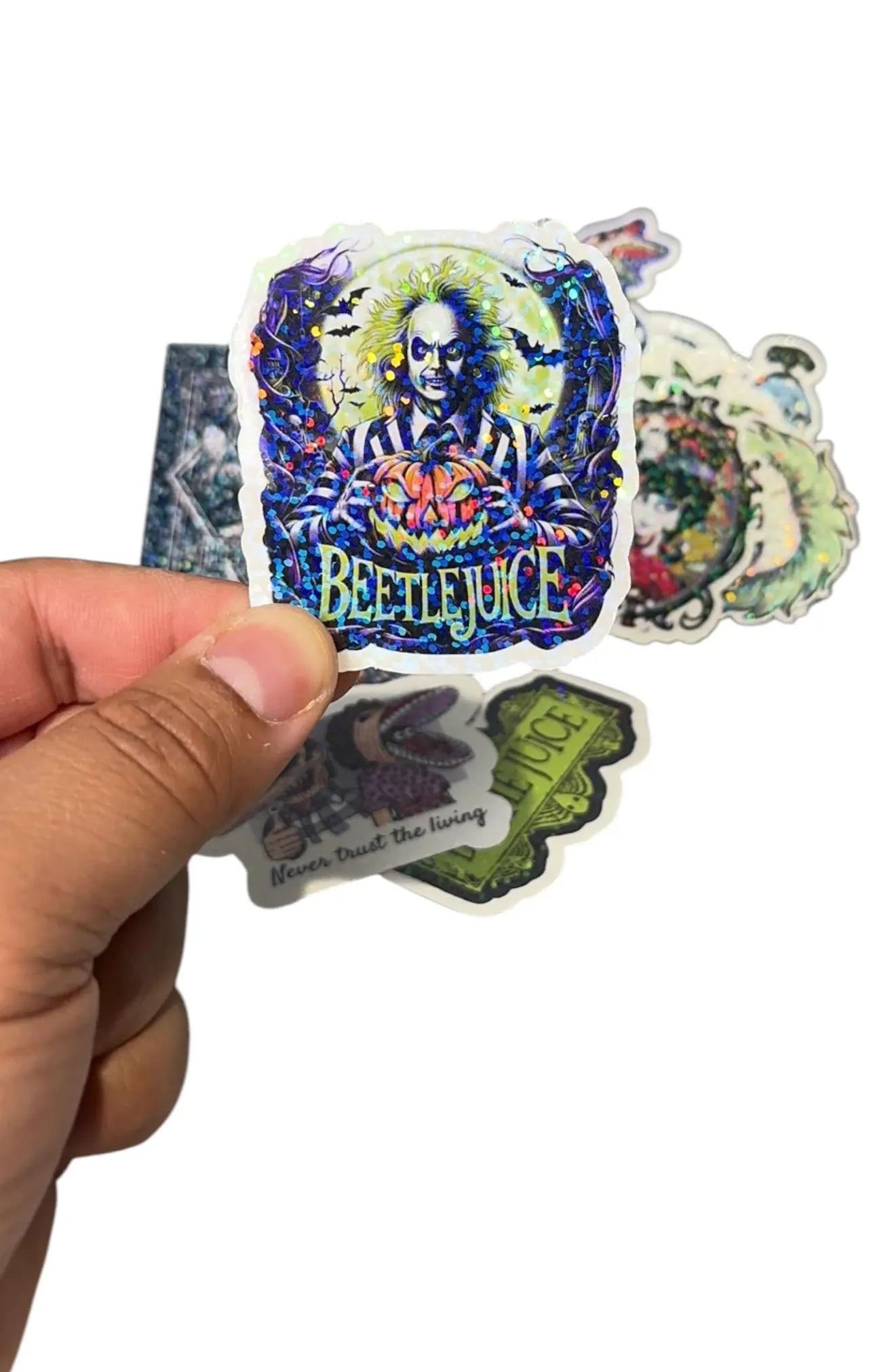 Beetlejuice Holographic Stickers Pack of 30